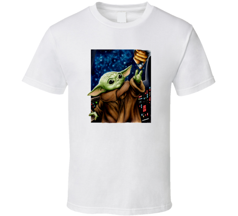 The Child Baby Yoda Star Wars - Royal Blue T Shirt