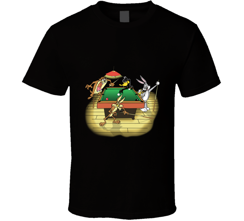 Looney Tunes Playing Pool T Shirt Looney Tunes Playing Pool T Shirt