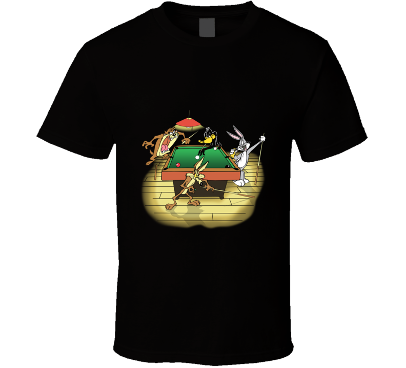 Looney Tunes Playing Pool T Shirt