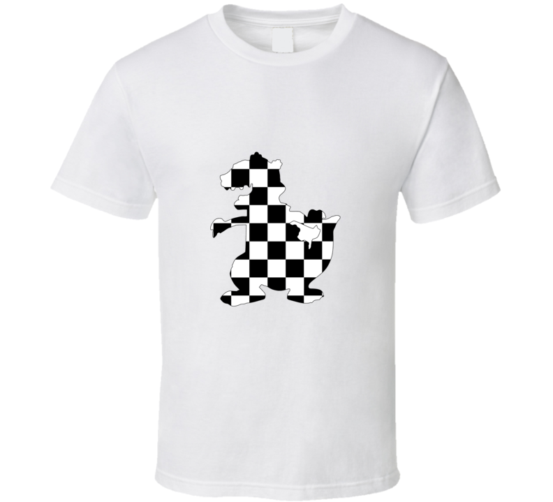 Reptar Rugrats Checkered T Shirt Reptar Rugrats Checkered T Shirt