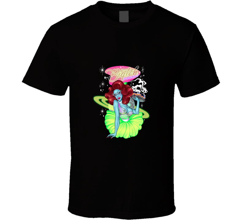 Biqtch Puddin Alien Waitress T Shirt