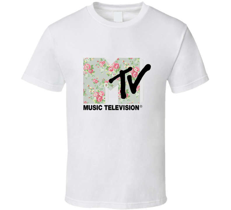 Mtv Music Television Floral T Shirt Mtv Music Television Floral T Shirt