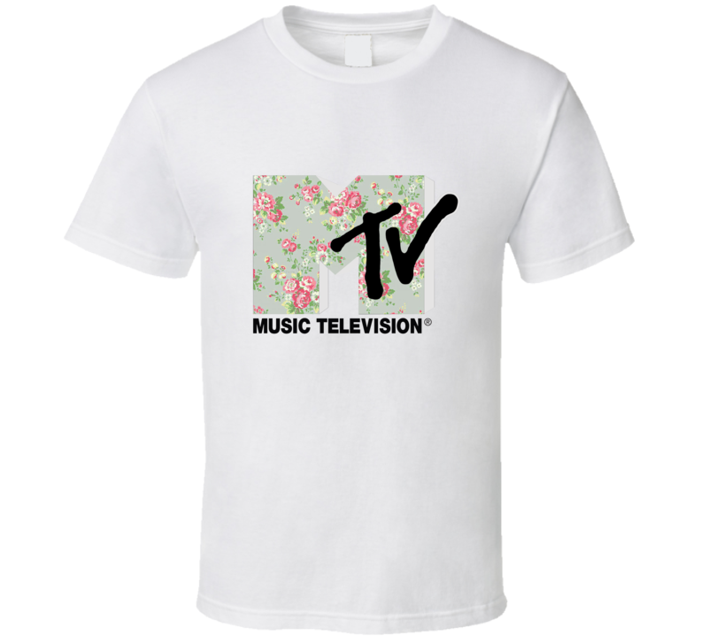 Mtv Music Television Floral T Shirt