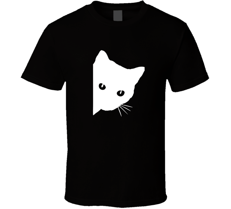 Peeking Cat T Shirt Peeking Cat T Shirt