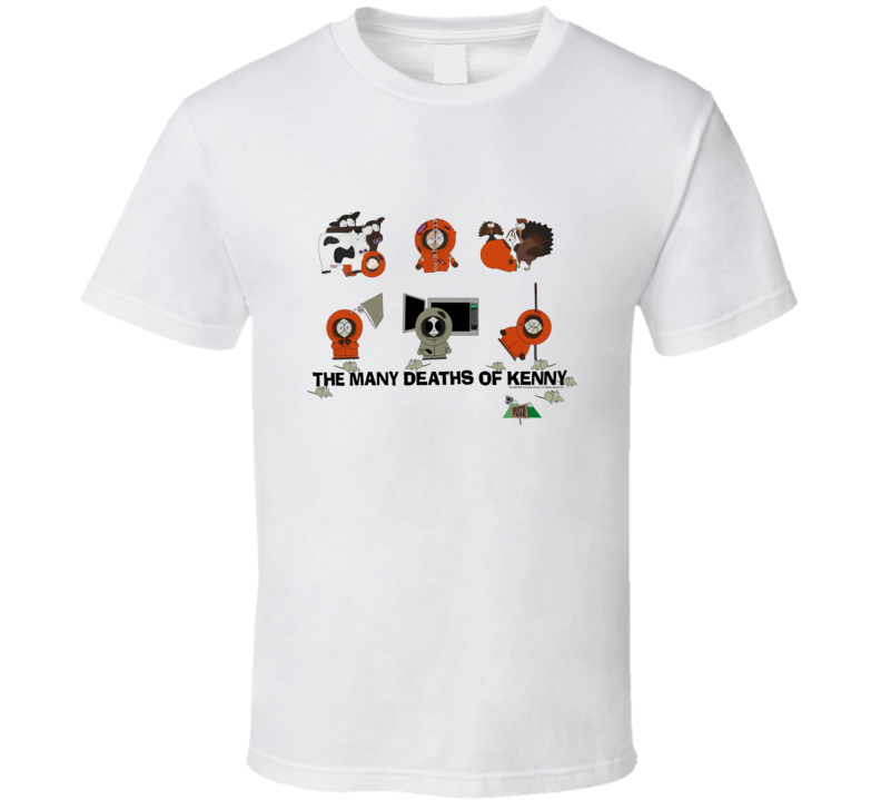 The Many Deaths Of Kenny T Shirt The Many Deaths Of Kenny T Shirt
