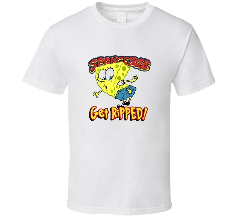 Spongebob Get Ripped T Shirt Spongebob Get Ripped T Shirt