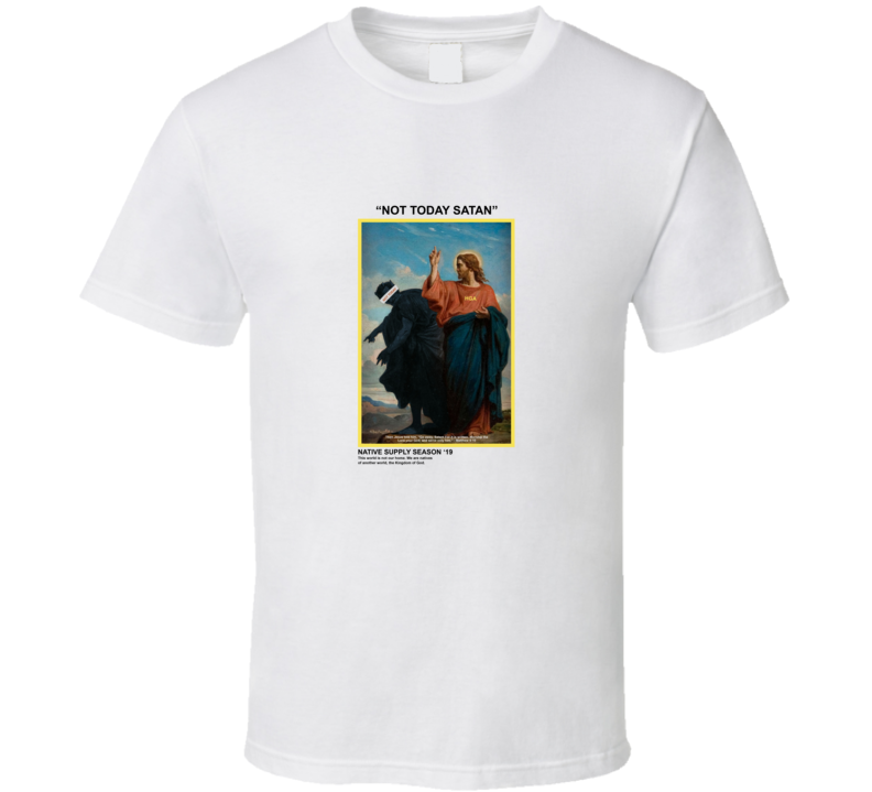 Not Today Satan Toon T Shirt Not Today Satan Toon T Shirt