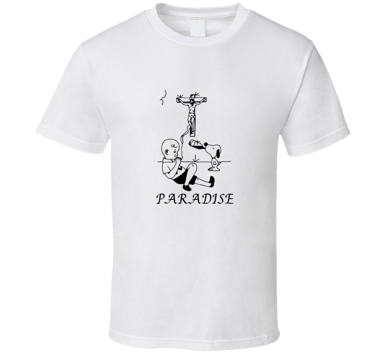 Paradise Snoopy And Charlie Brown T Shirt