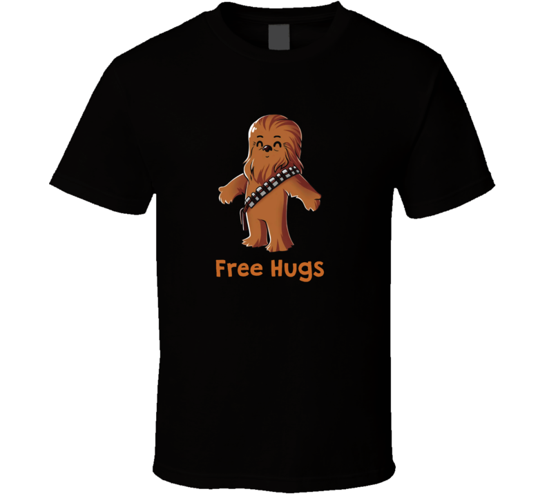 Wookiee Chewbacca Free Hugs T Shirt