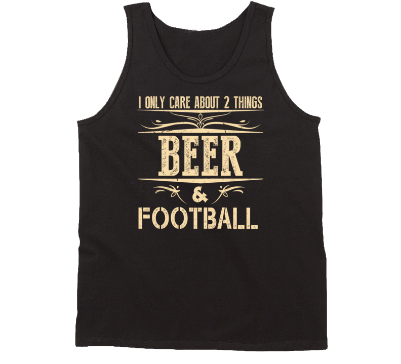 Beer And Football Tanktop Beer And Football Tanktop