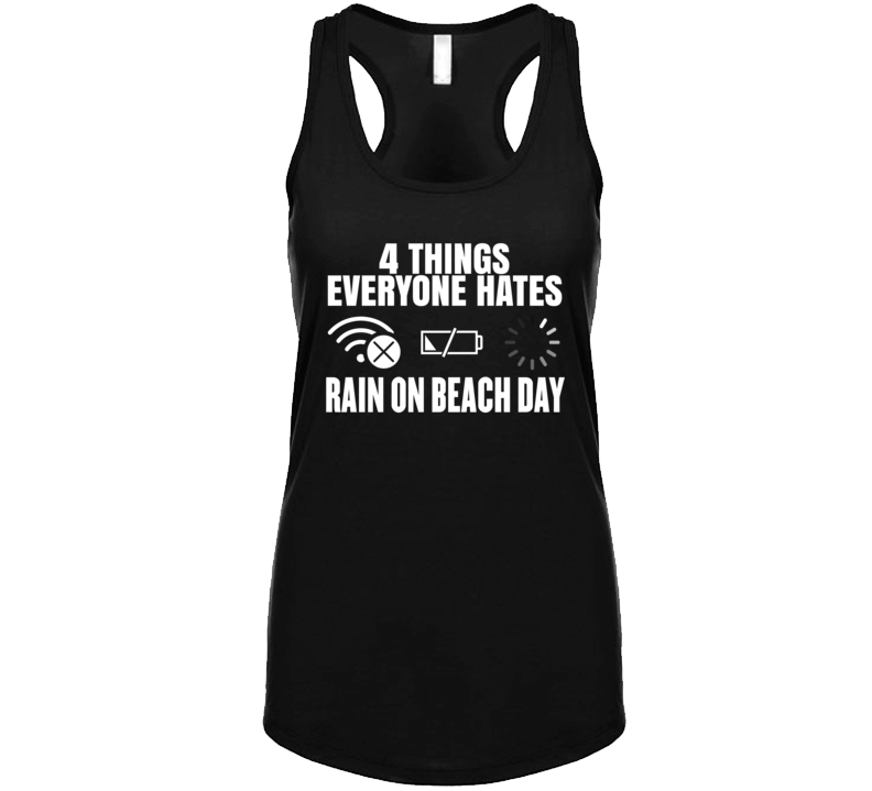 Rain On Beach Day T Shirt