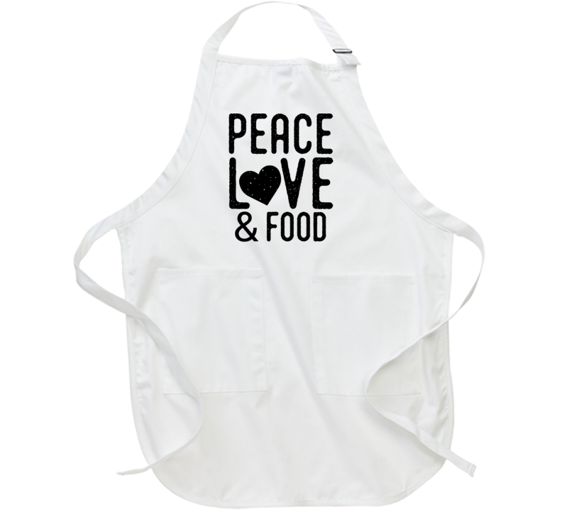 Peace Love & Food Apron