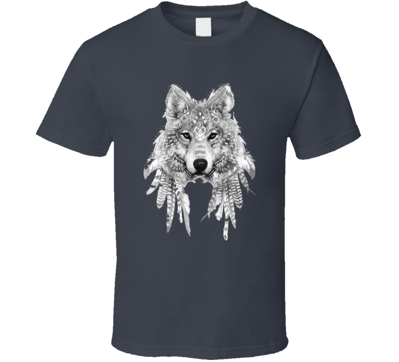 Indian Wolf T Shirt