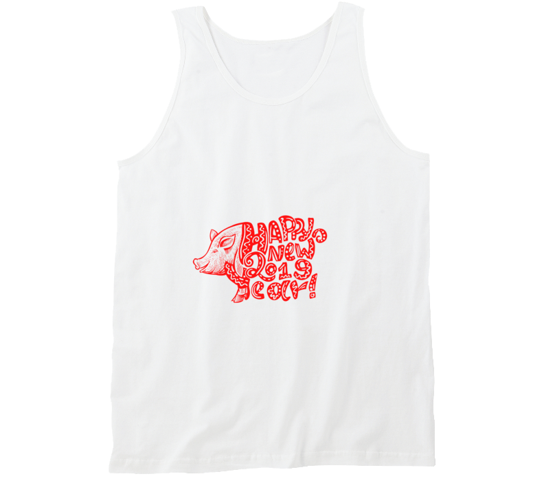 Happy New Year 2019 Tanktop Happy New Year 2019 Tanktop