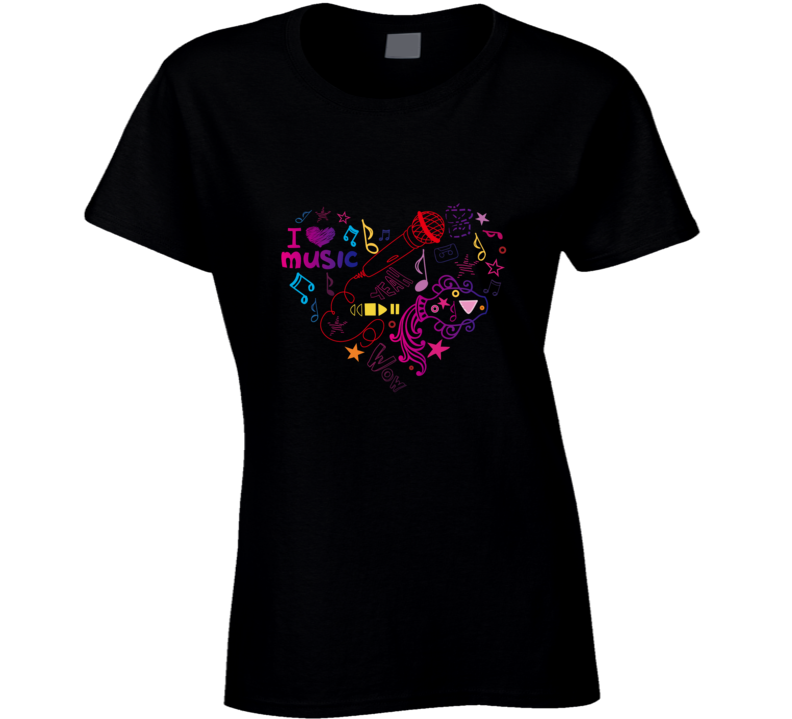 I Heart Music T Shirt