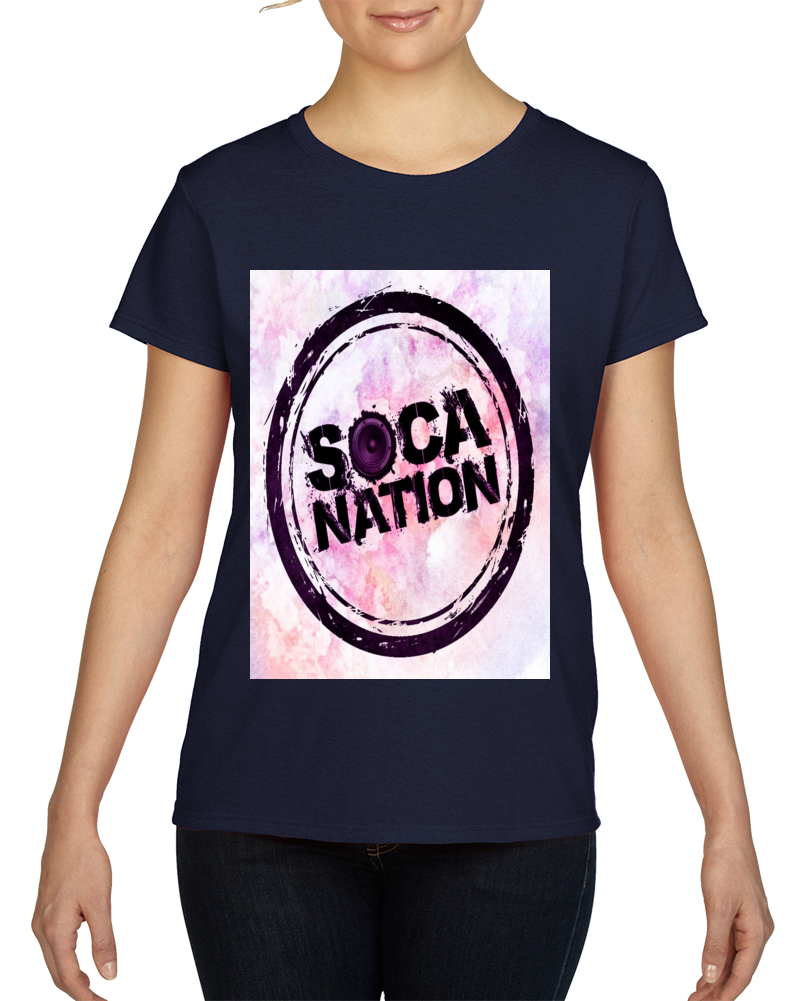 Soca Nation Ladies T Shirt Soca Nation Ladies T Shirt