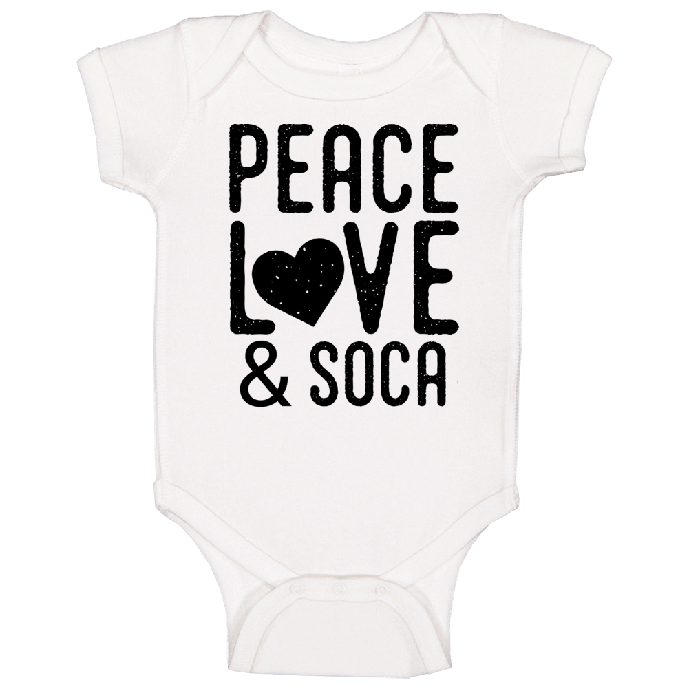 Peace Love & Soca Baby One Piece