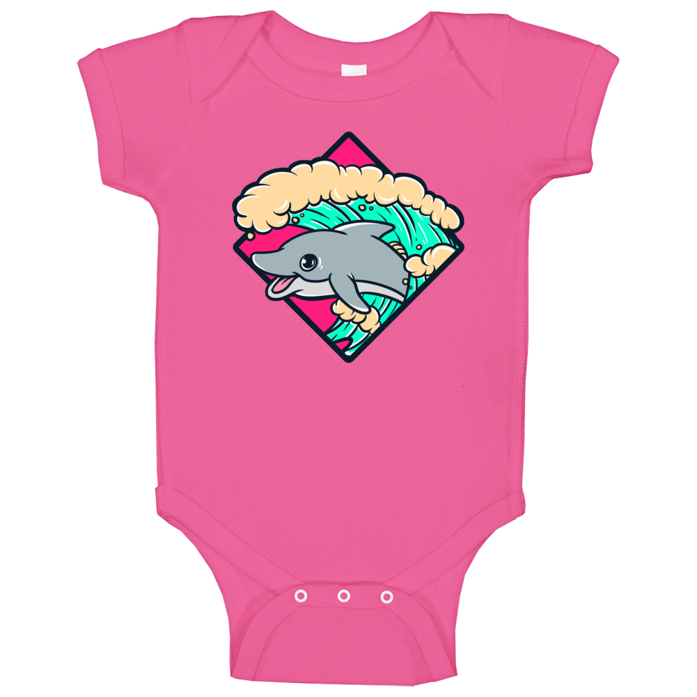 Dolphins Baby One Piece