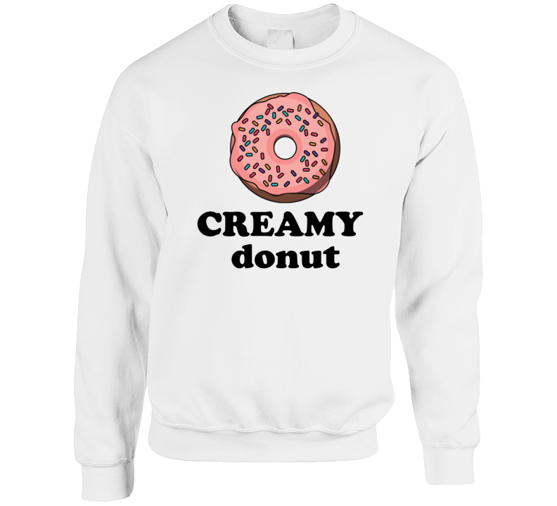 Creamy Donut Crewneck Sweatshirt