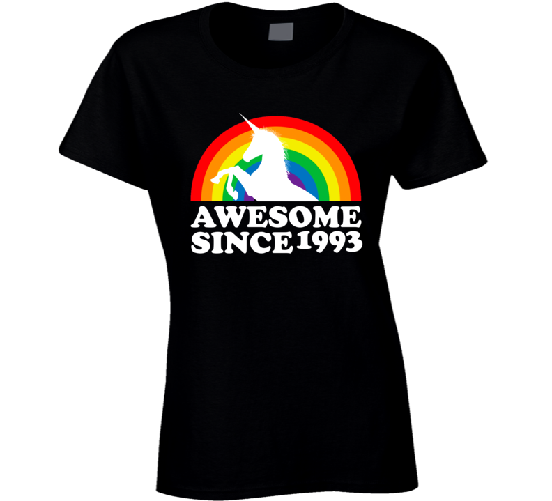 Awesome Since 1993 Ladies T Shirt Awesome Since 1993 Ladies T Shirt