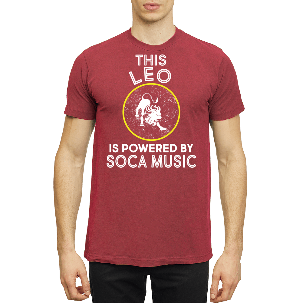 This Leo Is Powered By Soca Music T Shirt