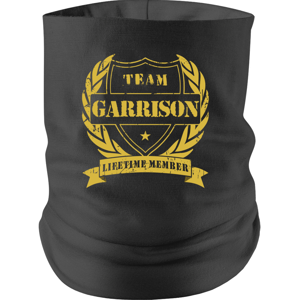 Team Garrison Life Time Member  Neck gaiter