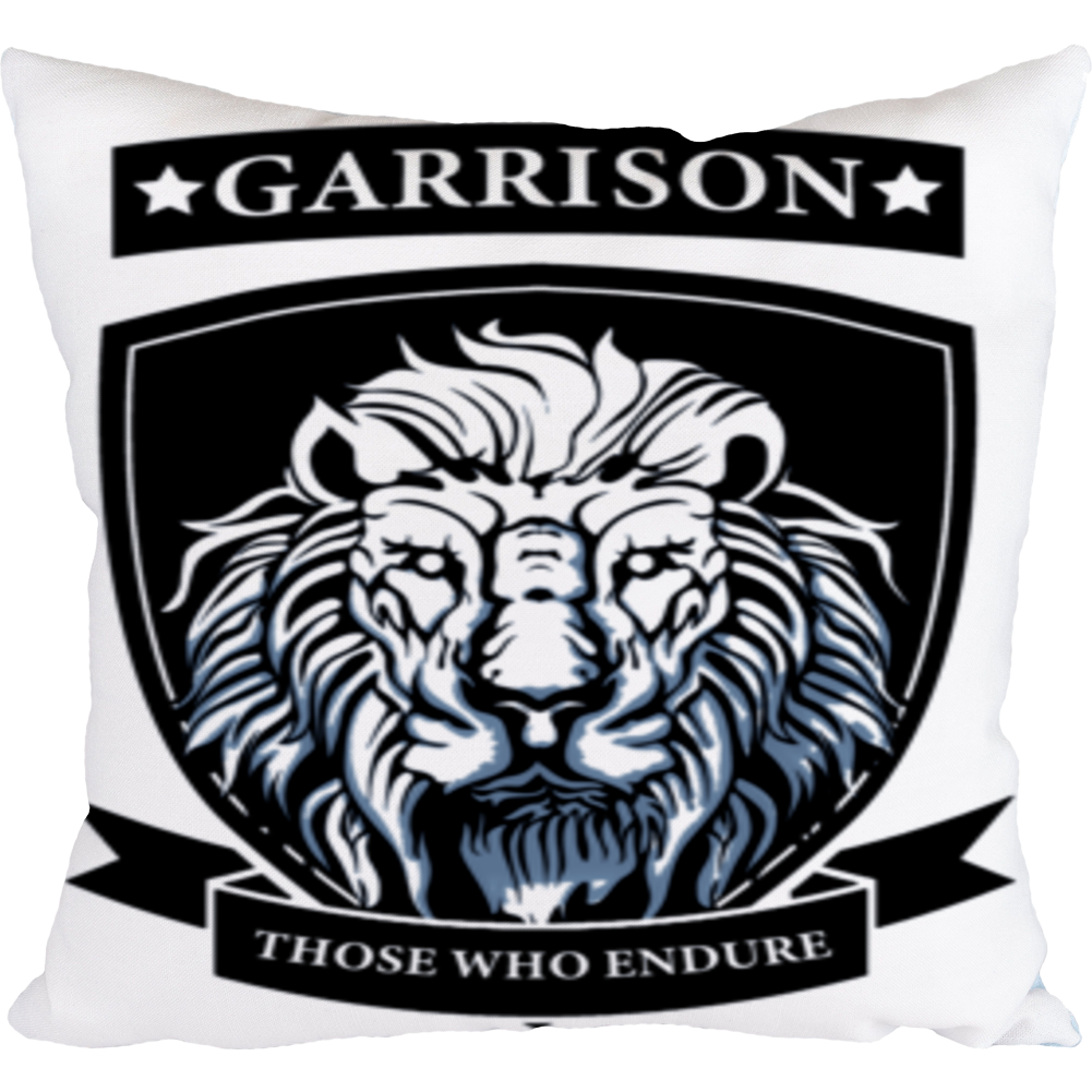 Garrison Those Who Endure Black Pillow T Shirt