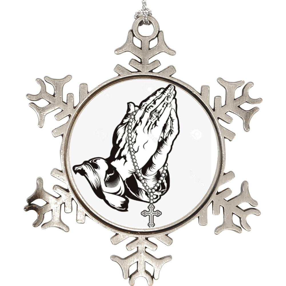 Praying Hands Holiday Ornament