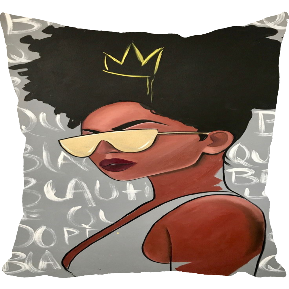 Queen Bee Throw Pillow