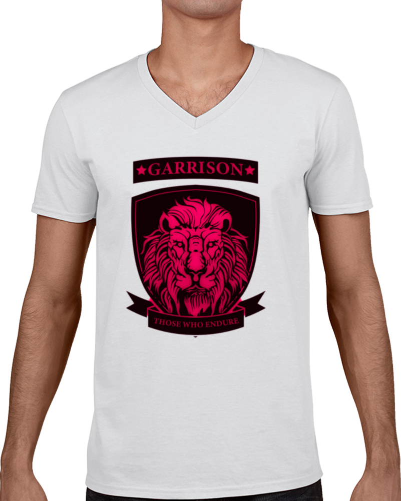 Garrison Those Who Endure V Neck T Shirt