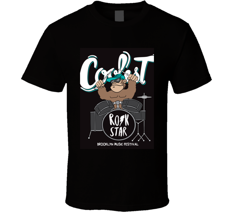 Coolest Rockstar Brookyln Music Festival T Shirt