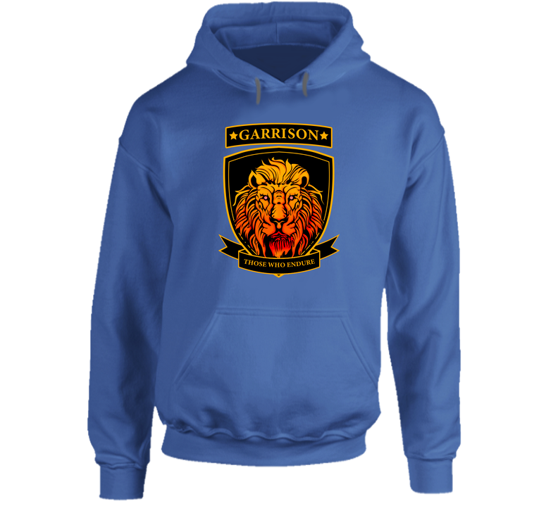 Garrison Royal. Blue Hoodie