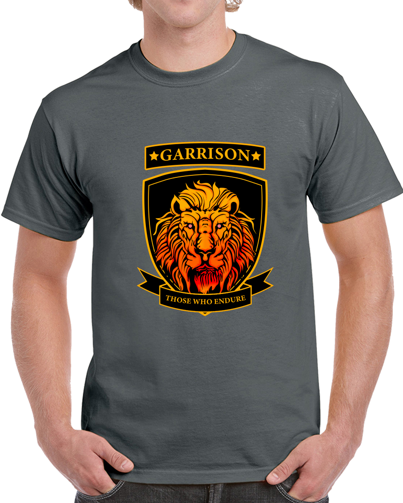 Garrison Charcoal Grey T Shirt
