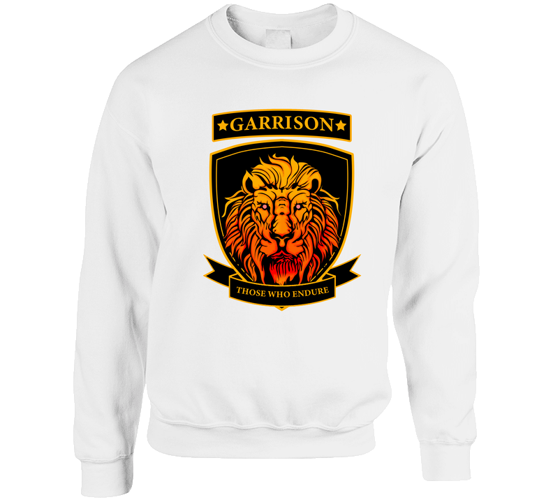 Garrison White Crewneck Crewneck Sweatshirt