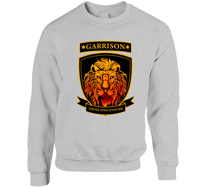 Garrison Sports Grey Crewneck Crewneck Sweatshirt