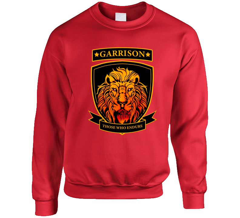 Garrison Red Crewneck Crewneck Sweatshirt