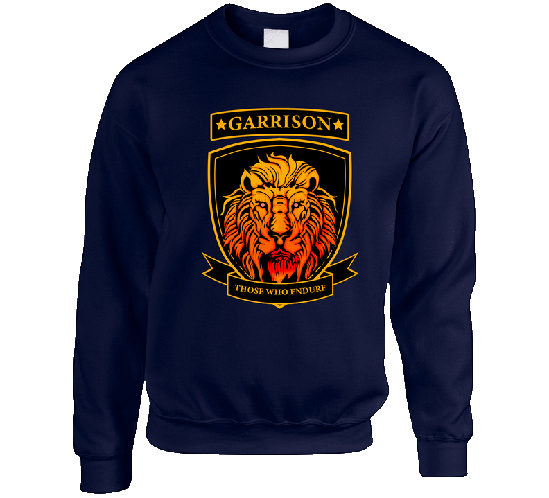 Garrison Navy Blue Crewneck Crewneck Sweatshirt