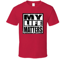 My Life Matters Distressed All Lives Matter Black Lives Matter Blessed Faith Inspirational Motivational God Jesus Church Pop Culture Gift TShirt 38029162