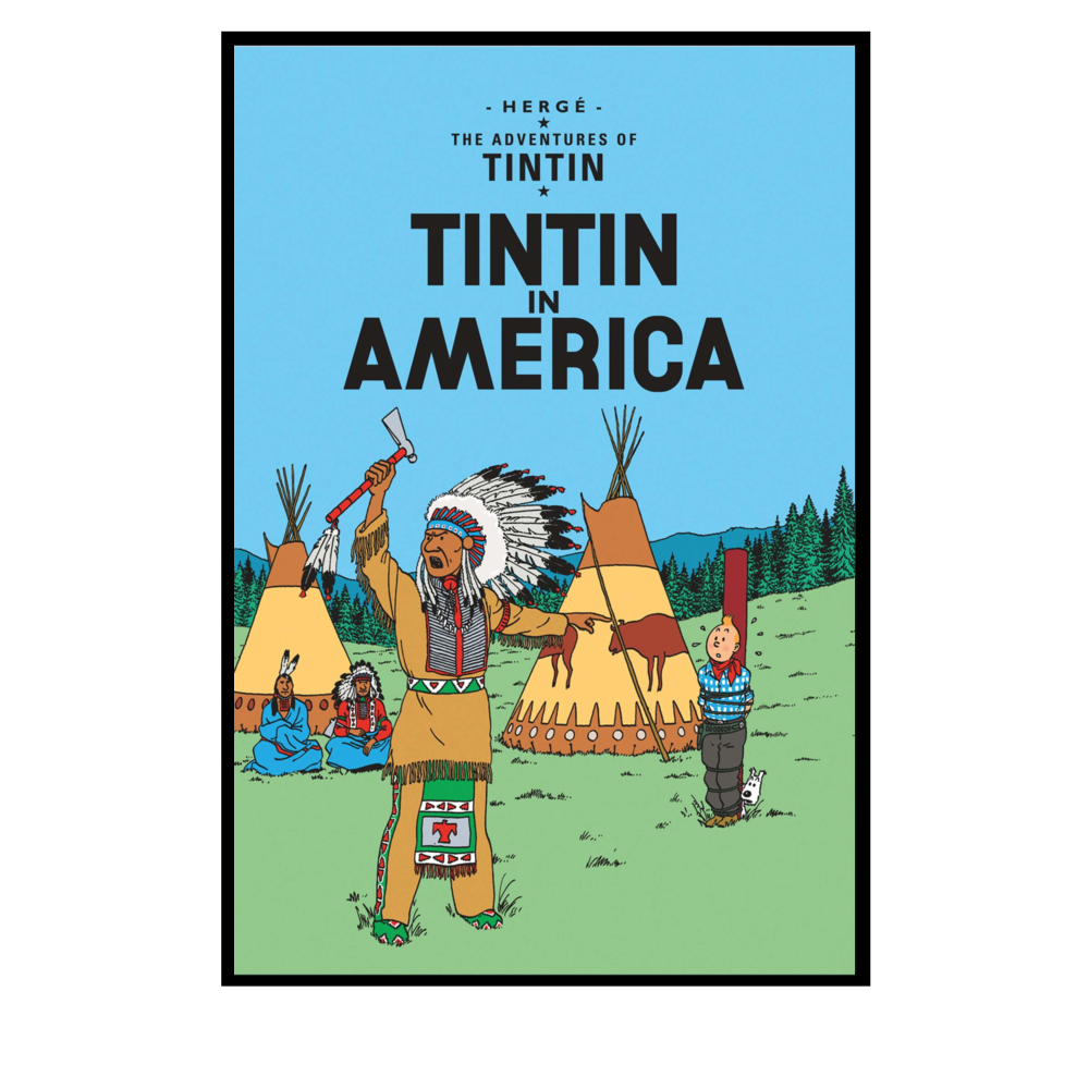Tintin In Amerika Poster Tintin In Amerika Poster
