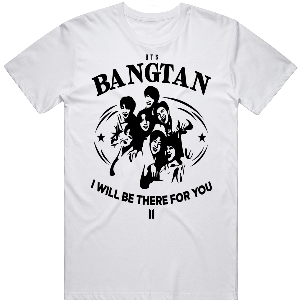 Bangtan I Will Be There For You Bts Logo T Shirt Bangtan I Will Be There For You Bts Logo T Shirt