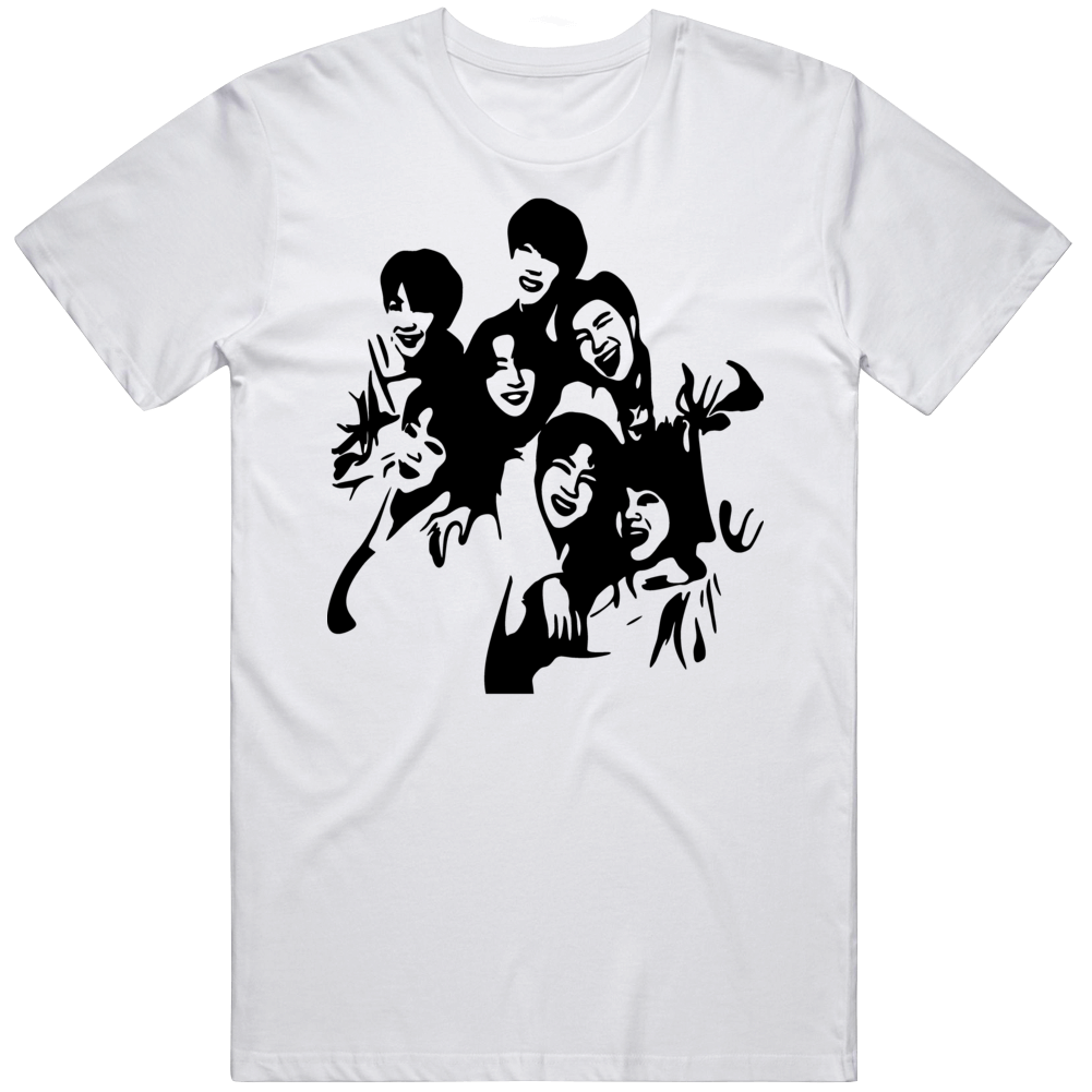 Bts Stencil Cartoon Logo  T Shirt