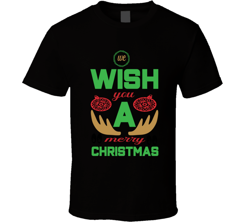 Wish You A Merry Christmas Un62 T Shirt