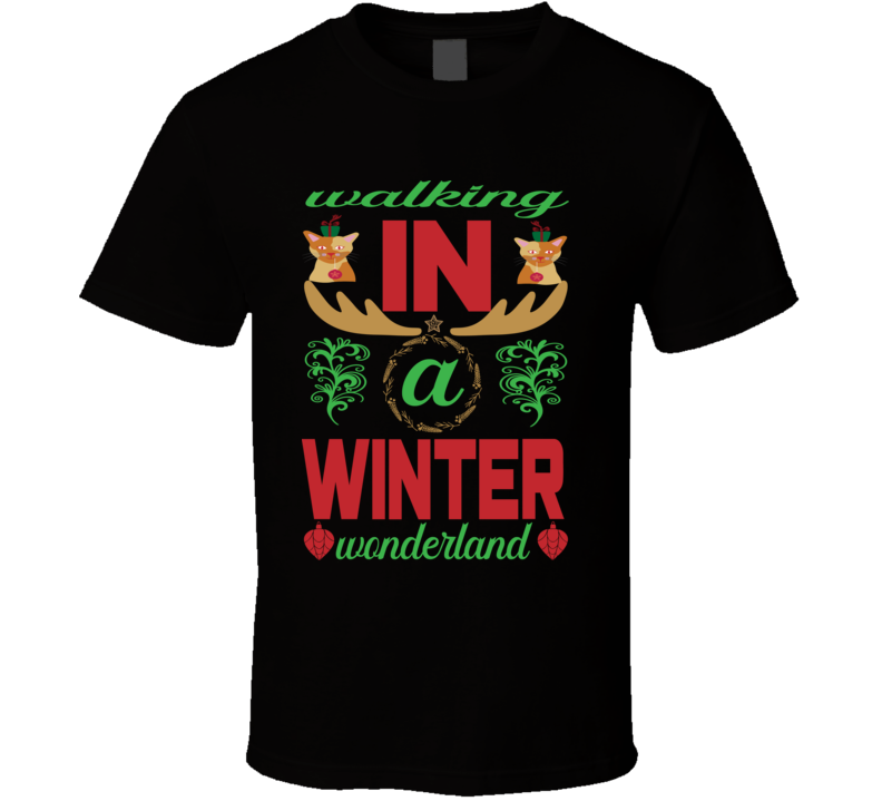 Walking In A Winter Wonderland Tg63 T Shirt