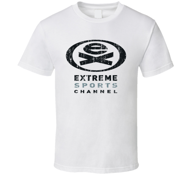 Extreme Sports Channel TV Channel Network Worn Look T Shirt Extreme Sports Channel TV Channel Network Worn Look T Shirt