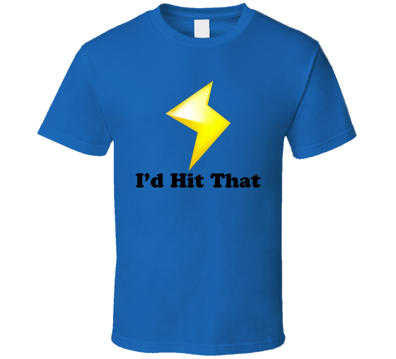 I'd Hit That Mario Kart Lightning Funny Nintendo Video Games T Shirt I'd Hit That Mario Kart Lightning Funny Nintendo Video Games T Shirt