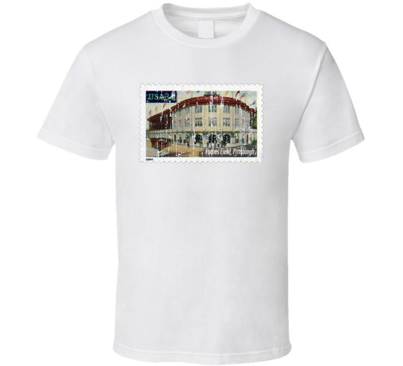 Legendary Playing Fields Forbes Field Stamp Collector Gift Worn Look T Shirt Legendary Playing Fields Forbes Field Stamp Collector Gift Worn Look T Shirt
