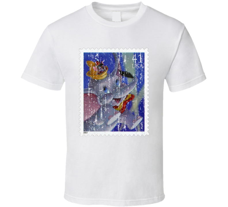 Dumbo And Timothy Mouse Stamp Collector Cartoon Gift Worn Look T Shirt Dumbo And Timothy Mouse Stamp Collector Cartoon Gift Worn Look T Shirt