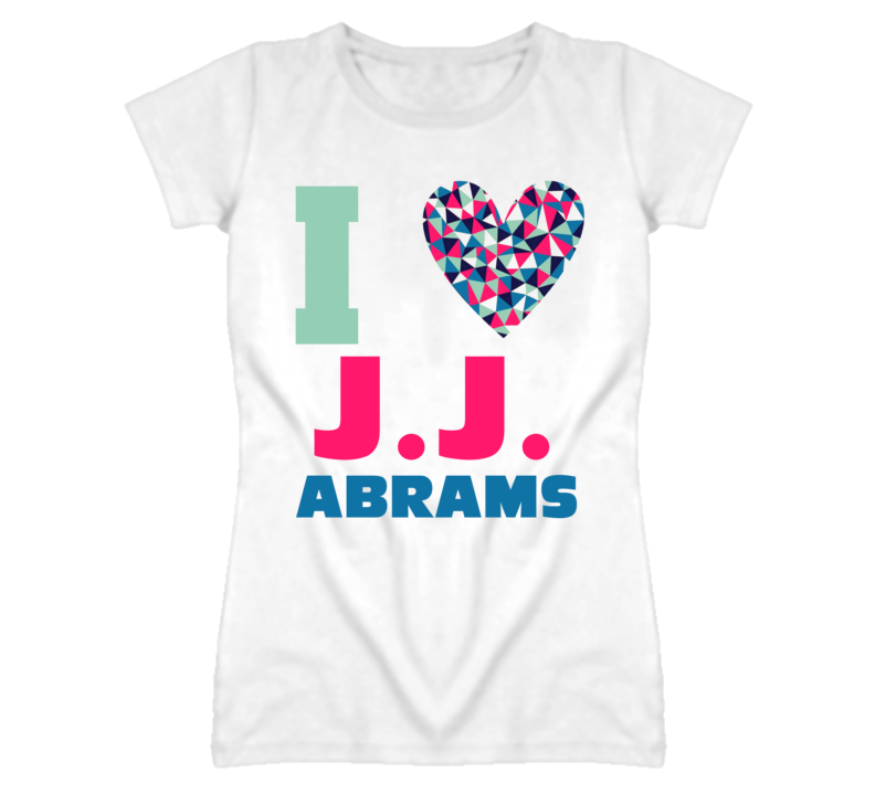 JJ Abrams I Heart Love Celebrity Fan T Shirt JJ Abrams I Heart Love Celebrity Fan T Shirt