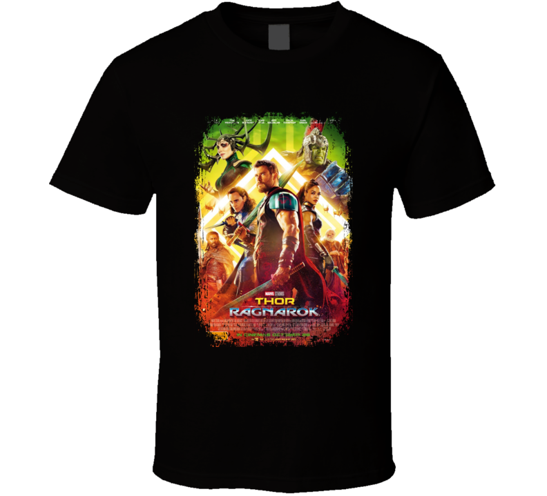 Thor Ragnarok Marvel Superhero Action Movie Poster Fan Gift T Shirt Thor Ragnarok Marvel Superhero Action Movie Poster Fan Gift T Shirt