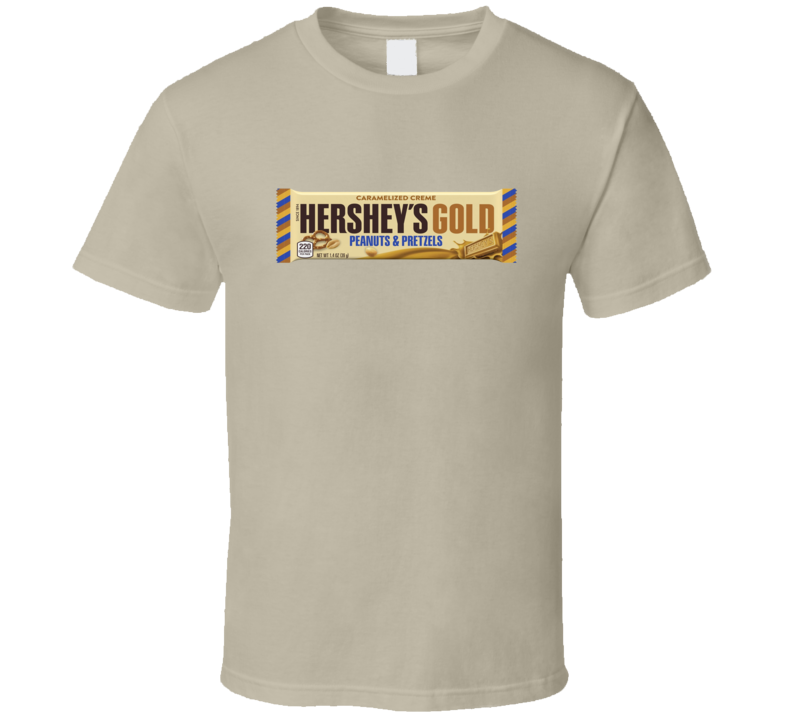 Hershey's New Gold Candy Bar Sweet Tooth Junk Food Lover Gift T Shirt Hershey's New Gold Candy Bar Sweet Tooth Junk Food Lover Gift T Shirt